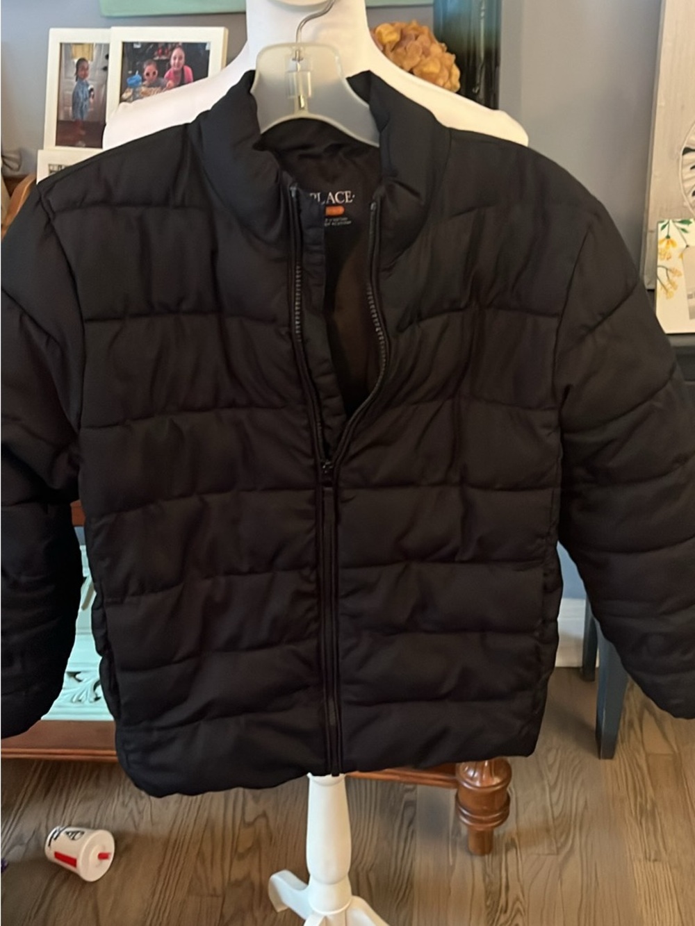 Place Black Quilted Kids Puffer Jacket